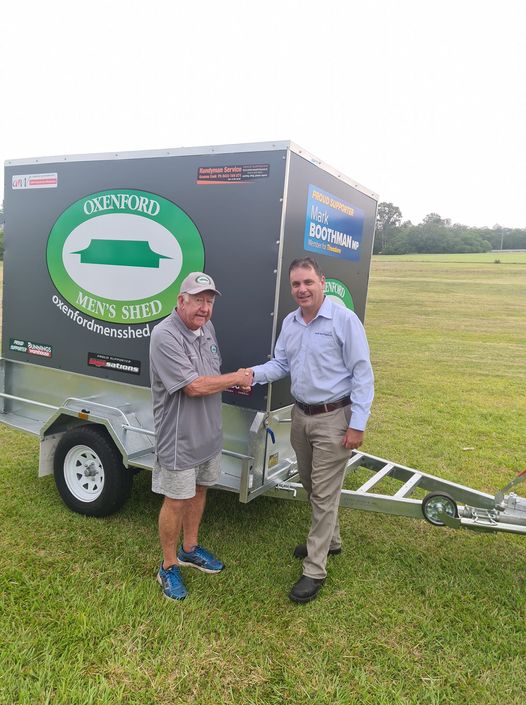 Men's Shed New BBQ Trailer